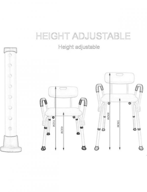 Silla de ducha - Mobiclinic - Imagen 2