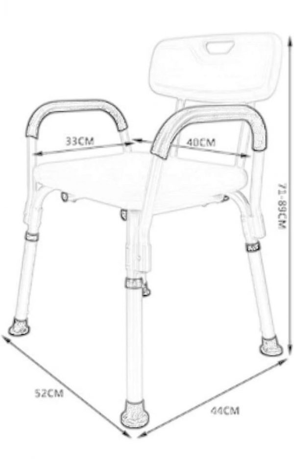 Silla de ducha - Mobiclinic - Imagen 3