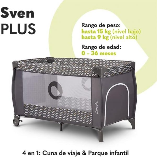 Cuna de Viaje Lionelo Sven plus 2 - Imagen 4