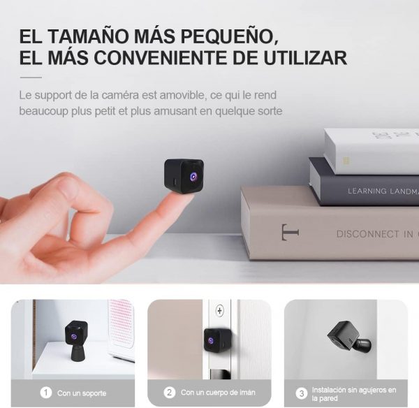 Mini Camara HD 4K Wi-Fi - Imagen 2