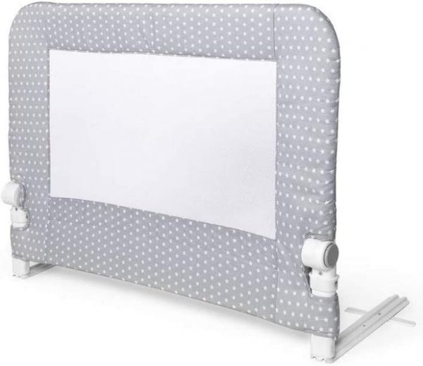 INTERBABY - Barrera De Cama Abatible 90 Cm Gris