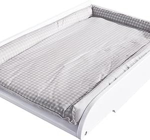 Tablero Cambiador Blanco + Colchón Impermeable Roba