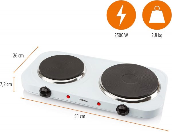 Placa de Cocción Tristar 2500W - Imagen 4