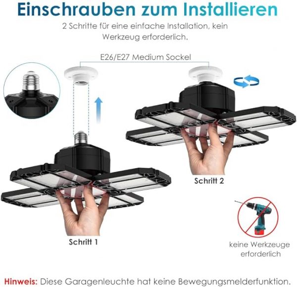 Luz de Garage Led 200W 20000LM - Imagen 3