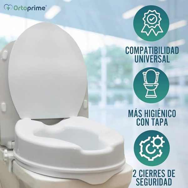 Elevador WC Adulto Con Tapa 10 CM - Imagen 4