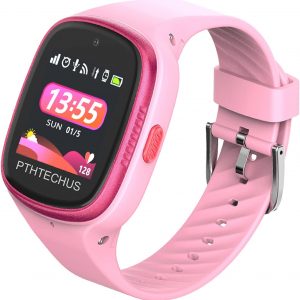 Reloj inteligente 4G GPS Rosa(Correa Silicona)