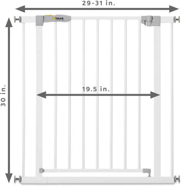 Puerta de seguridad Hauck 75-80cm - Imagen 2