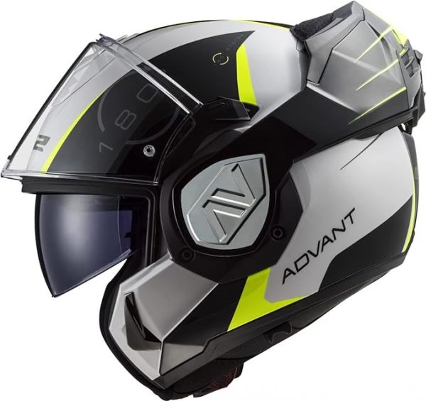 Casco modular moto ADVANT CODEX white black 06 XL