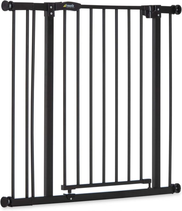 Puerta de seguridad Hauck 84-89cm (Negra)