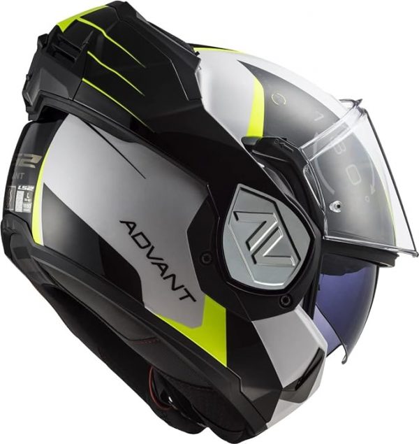 Casco modular moto ADVANT CODEX white black 06 XL - Imagen 2