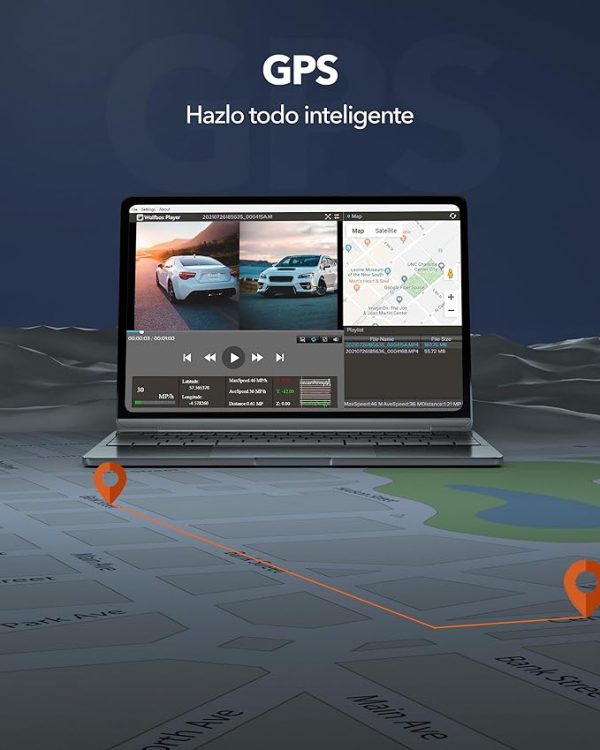 WOLFBOX G850 4K Espejo Retrovisor con cámaras - Imagen 2