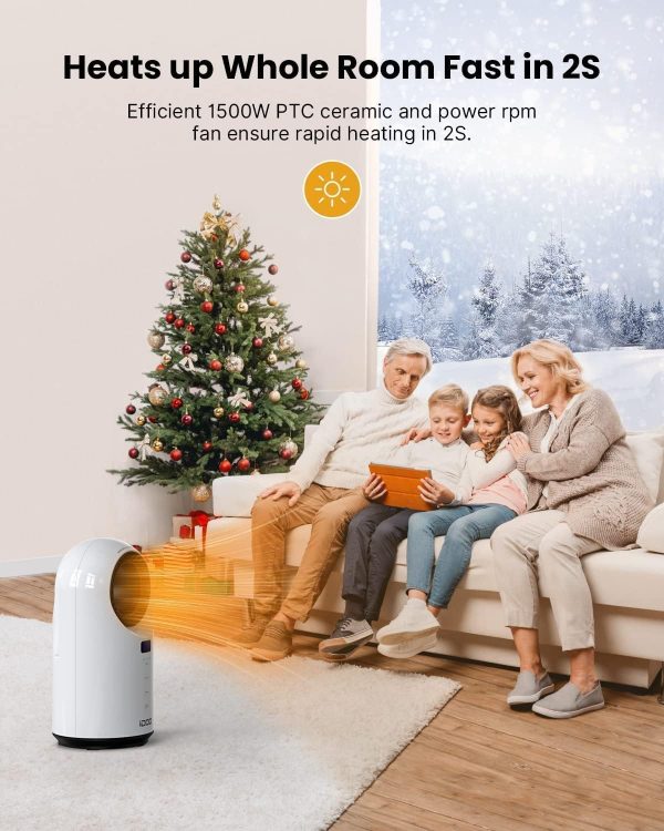 Calefactor Idoo Ceramico 1500W - Imagen 3