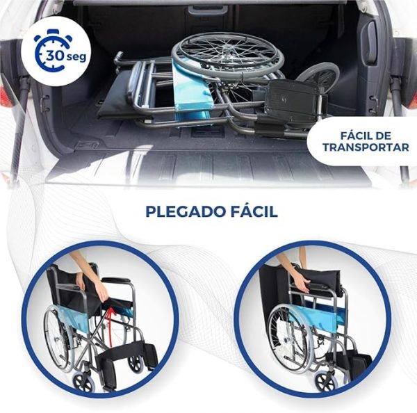 Mobiclinic®, Silla de ruedas plegable - Imagen 2