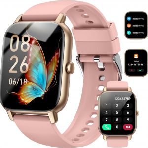 Reloj Inteligente Hombre Mujer 1.85" Rosa