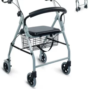Andador Mobiclinic Rollator (Gris)