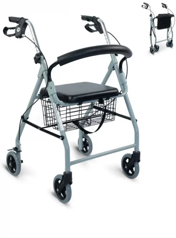 Andador Mobiclinic Rollator (Gris)